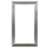 The Sterling Frame 36X72 Silver with Champagne Wash