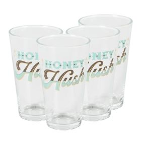 Wanda June Home By Miranda Lambert 4 Piece 16 Ounce Glass Honey Hush Tumbler Set