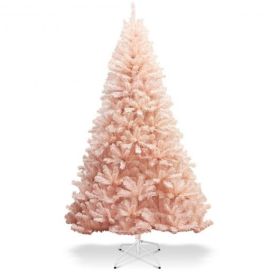 6/7 Feet Artificial Christmas Tree Hinged Full Fir Tree-6 Feet