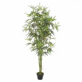 6 Feet Artificial Bamboo Silk Tree Decorative Planter