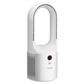 Portable Desk Bladeless Fan 12.99" 6-Speed Quiet Table Fan for Bedroom & Office