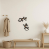The Iron Cat Key Hook Rack - Fashionable Metal Wall - Mount Key Holder. It's an Easy - Install Storage Organizer Ideal for Home Living Room and Bedroo
