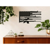 CIFbuy Vintage American Flag 3-Piece Wall Art Set iron Patriotic Stars Stripes Statue of Liberty Home Decor Gift (TikTok, temu pick-up service)