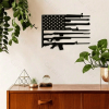 CIFbuy Vintage American Flag 3-Piece Wall Art Set iron Patriotic Stars Stripes Statue of Liberty Home Decor Gift (TikTok, temu pick-up service)