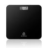 Digital Scale, Electronic Bathroom Scale Home Devices, High-Precision Measurement, LCD Display, Black, Includes Batteries and Product Manual.