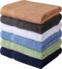 100% Cotton 6 Pack Bath  Towel Set, Quick Dry, Super Absorbent, Light Weight, Soft, (27 x 54 Pack of 6) Beige, White, Grey, Sky Blue, SAGE Green, Navy