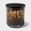 Colored Glass Tortoise Bath Canister
