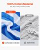 VEVOR Beach Towel, 4 Pack Oversized Beach Towels, 30 x 60 in Cabana Striped Large Pool Towel, 100% Cotton Soft and Quickly Dry Thick Swimming Towels