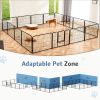 Indoor Dog Playpen - Stress-Free and Safe Play, 24 Inch 8 Panels for Small and Medium Dogs