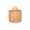 12" Round Bulrush Basket Planter