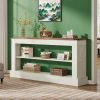 63-Inch Long Console Table for Entryway, Narrow Long Entry Table with Shelves for Foyer, Hallway,