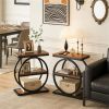 Tea table, sofa table, coffee table, side table with storage rack