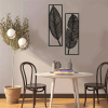 CIFbuy Vintage Botanical iron Wall Art Set Tropical Leaves Floral Printed Wall Hanging for Living Room Bedroom Kitchen Bathroom Decor (TikTok