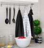 Towels - Kitchen Towels 12 Pack, 15 x 25 Inches, 100% Ring Spun Cotton Super Soft and Absorbent Linen Dish, Tea and Bar Towels Set, Black