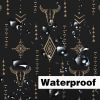 Boho Western Bull Skull Shower Curtain, Beige Southwestern Cow Bohemian Geometric Pattern Bathroom Shower Curtain Set