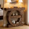 Main console, sofa table, corridor table, decorative rack, with storage rack, rural farmhouse style