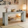 Wooden decorative table, console table, farmhouse style sofa table, entrance table and foyer table