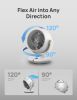 Fan for Bedroom, Desk Air Circulator Fans with Remote, 11 Inch Table Fan for Whole Room, 65ft Powerful Airflow