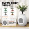 Plant Cat Litter Box, Smart Odor Control System, Hidden Cat Litter Box with 9.48 in Large Entrance, Lighting Decoration & Sturdy ABS Material