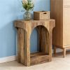 Wooden side table, coffee table, tea table, with storage space,