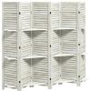Privacy screen, bedroom divider, folding screen, white