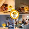 Sunflowers Flower Lamp,Rechargeable Cordless Touch Table Lamp,3-Colour Infinitely Dimming Small Night Light