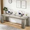 Double person office desk, rectangular computer desk, conference desk, writing desk