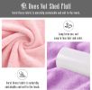 24 Pack Kitchen Dishcloths - Does Not Shed Fluff - Reusable Dish Towels, Dish cloths, Super Absorbent Coral Fleece Cleaning Cloths