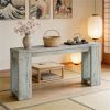 Wooden decorative table, console table, farmhouse style sofa table, entrance table and foyer table