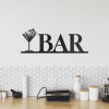 CIFbuy Vintage Black iron Happy Hour Sign Rustic Pub Wall Decor for Home Bar Man Cave Outdoor Patio Gaming Room(TikTok, temu pick-up service)