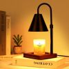 Modern Candle Warmer Lamp with Timer, Dimmable Candle Lamp Warmer, Men Women for Birthday Gifts, Valentines Day Gifts, Black Candle Warmer