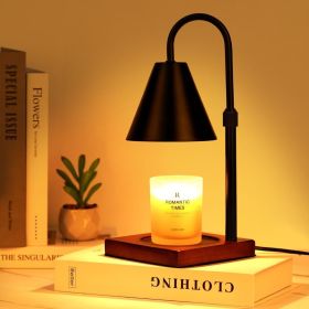 Modern Candle Warmer Lamp with Timer, Dimmable Candle Lamp Warmer, Men Women for Birthday Gifts, Valentines Day Gifts, Black Candle Warmer