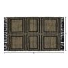 Black Natural Interlocking Jute 30" x 46" Accent Rug