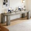 Double person office desk, rectangular computer desk, conference desk, writing desk