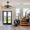 20 Inch Industrial Cage Ceiling Fan with Remote Control - 7 ABS Blades, DC Motor, 1H/4H/8H Timer