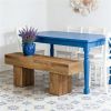 Entrance bench, bed end bench, long table and chairs, seats, stools