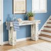 Wooden sofa table, entrance table, console table, entrance table, elegant rustic style