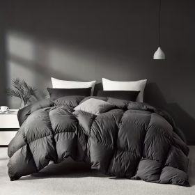 All Season Queen Cooling Comforter - Premium 2100 Series Down Alternative Comforter - Quilted Duvet Insert With Corner Tabs - Luxury Soft Hotel Comfor (Option: Grey Twin 64x88in)