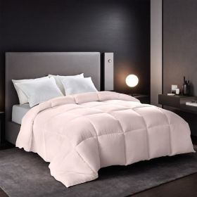 Pink Extra Large Plump Thick Duvet Enhanced Warmth Skin Friendly Comfort. Fits Single Double Beds. Luxury Hotel Grade Insert For Bedroom Use. Perfect (Option: Pink-XL)