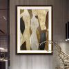 100%Hand Painted Abstract Oil Painting Wall Art Figure Picture Minimalist Modern On Canvas Home Decor For Living Room Office No Frame