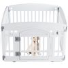 Dog Playpen Safe & Secure Indoor/Outdoor Pet Fence | Folding & Portable | Ideal for Small to Medium Dogs | Easy to Clean