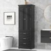 Tall Storage Cabinet with Three Drawers for Bathroom/Office