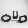 Anvia woodiness Vase Black