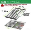 Over the Sink Kitchen Dish Drying Rack OrganizerStainless Steel Collapsible Non-Slip Space-Saving- Rust-Resistant Heat-Resistant Sturdy - Easy to Clea