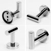 Bath Towel Hooks- SUS 304 Stainless Steel Robe Hook Holder, Heavy Duty Coat Hook for Bathroom Livingroom Hotel Kitchen Garage