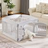 Dog Playpen Safe & Secure Indoor/Outdoor Pet Fence | Folding & Portable | Ideal for Small to Medium Dogs | Easy to Clean