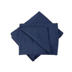 Bedding Queen Bed Sheets Set - 4 Piece Bedding - Brushed Microfiber - Shrinkage And Fade Resistant - Easy Care Queen, Navy Blue (Option: Navy Blue)